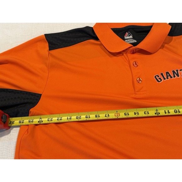 San Francisco Giants Shirt Men's 2XL Orange Short Sleeve Polo MLB Baseball - Picture 6 of 8